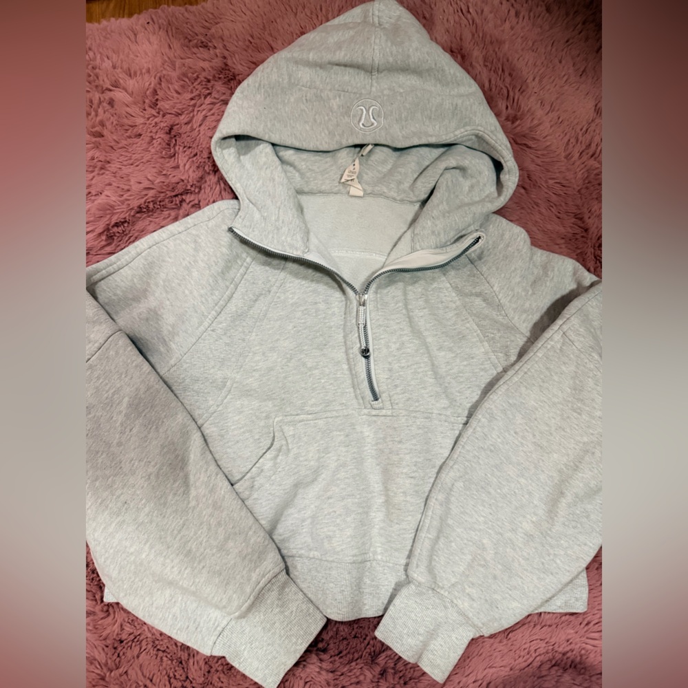 Lululemon Athletica Light Gray Hoodie